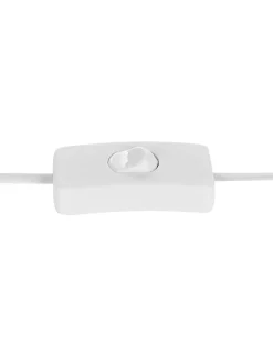 Lampada da tavolo JINNY Ceramica Bianco