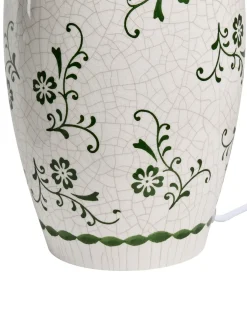 Lampada da tavolo JINNY Ceramica Bianco