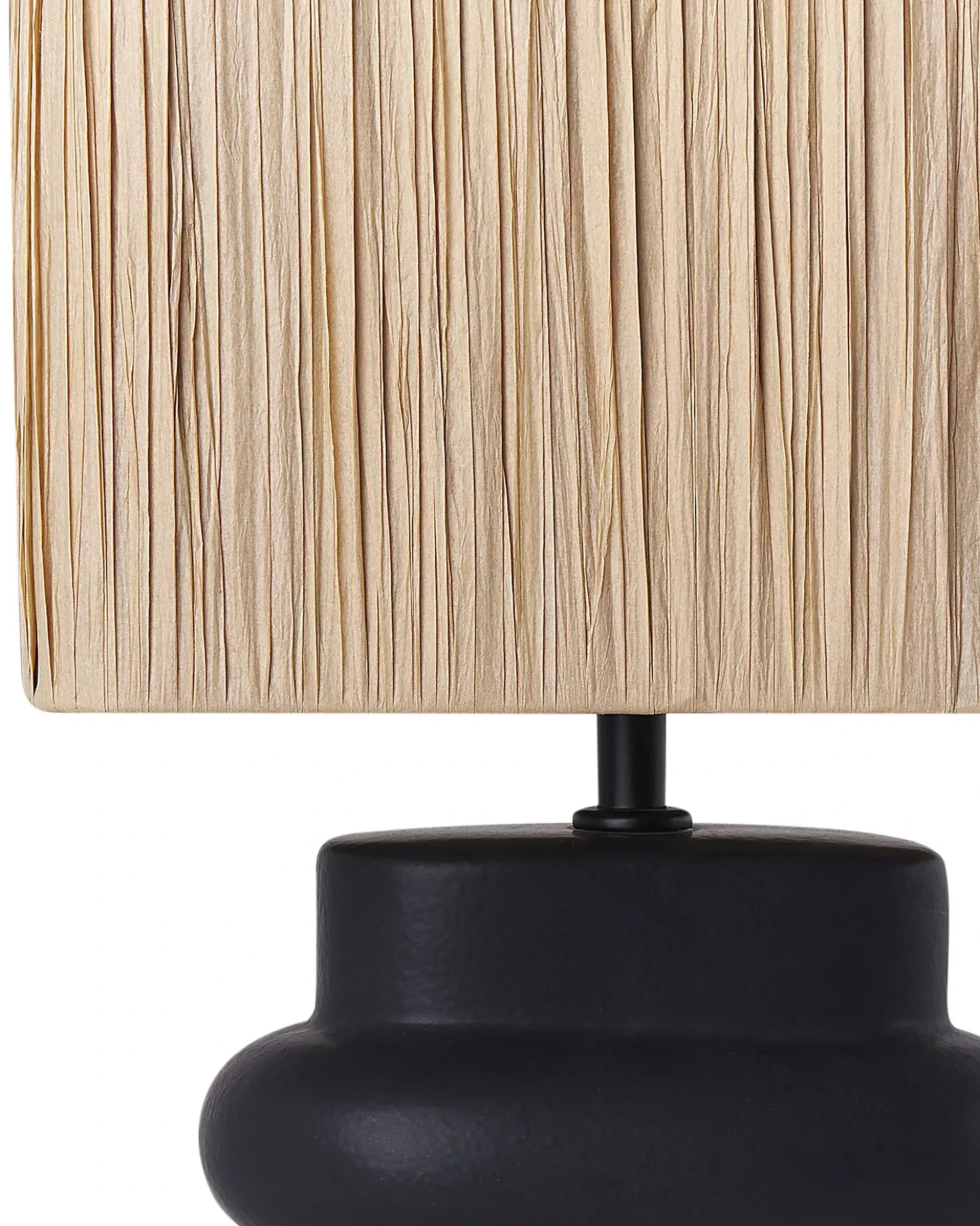 Lampada da tavolo JUDY Ceramica Nero