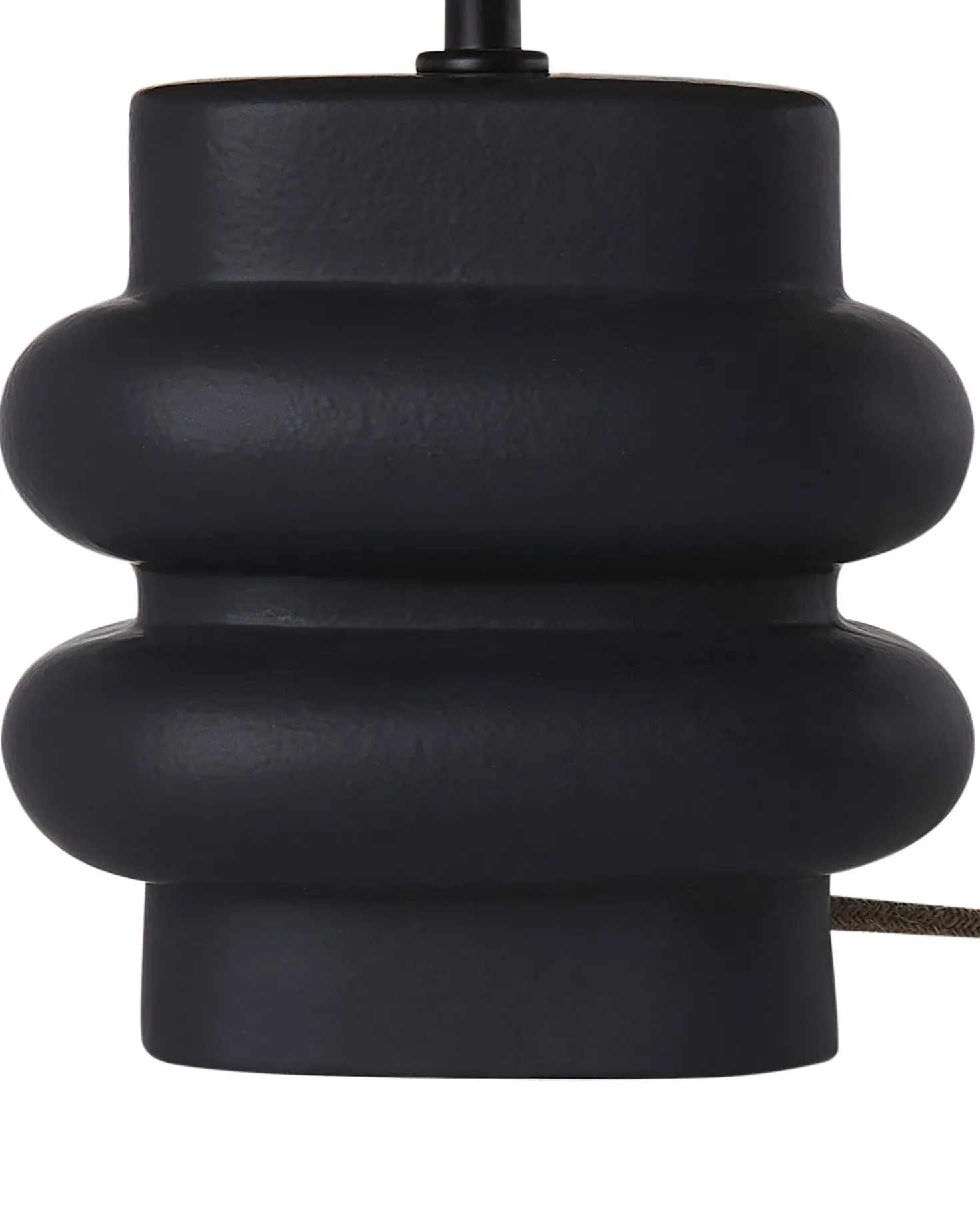 Lampada da tavolo JUDY Ceramica Nero