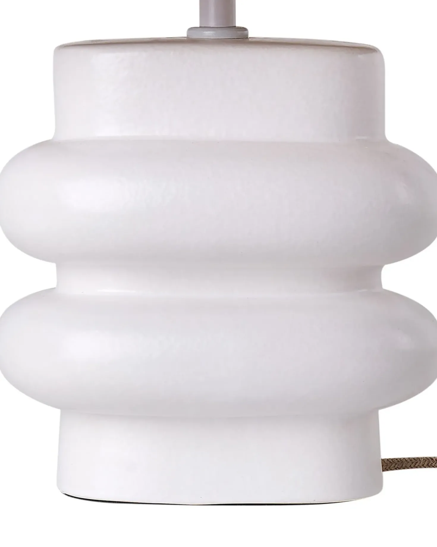 Lampada da tavolo JUDY Ceramica Bianco