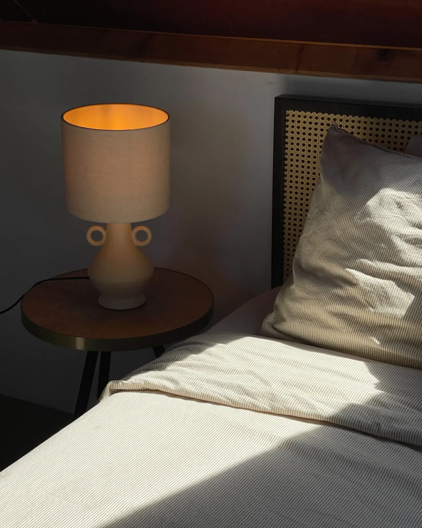 Lampada da tavolo KERULEN Ceramica Beige
