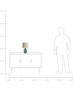 Lampada da tavolo KERULEN Ceramica Verde