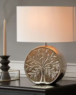 Lampada da tavolo KHERLEN Ceramica Argento