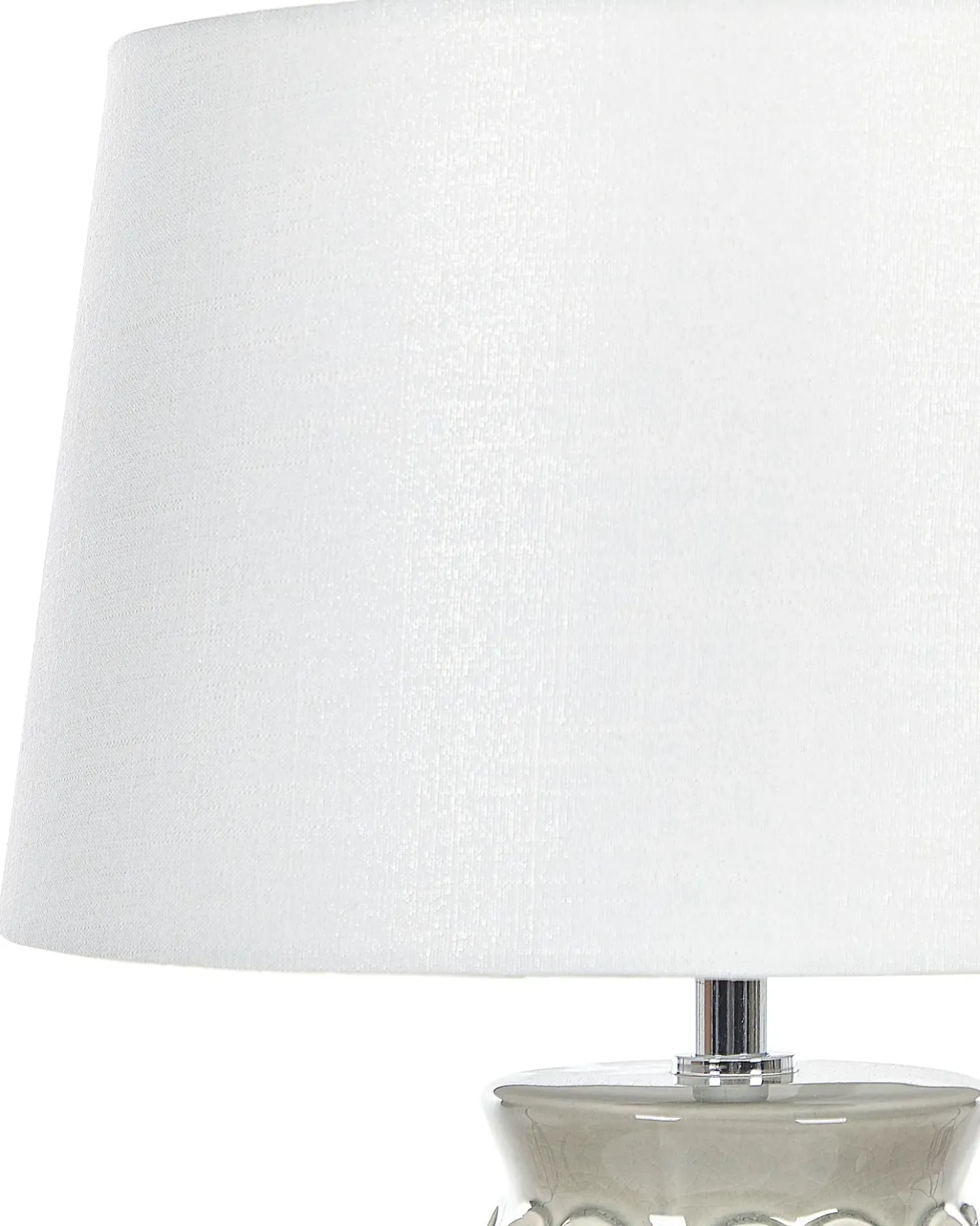 Lampada da tavolo KHOPER Ceramica Grigio