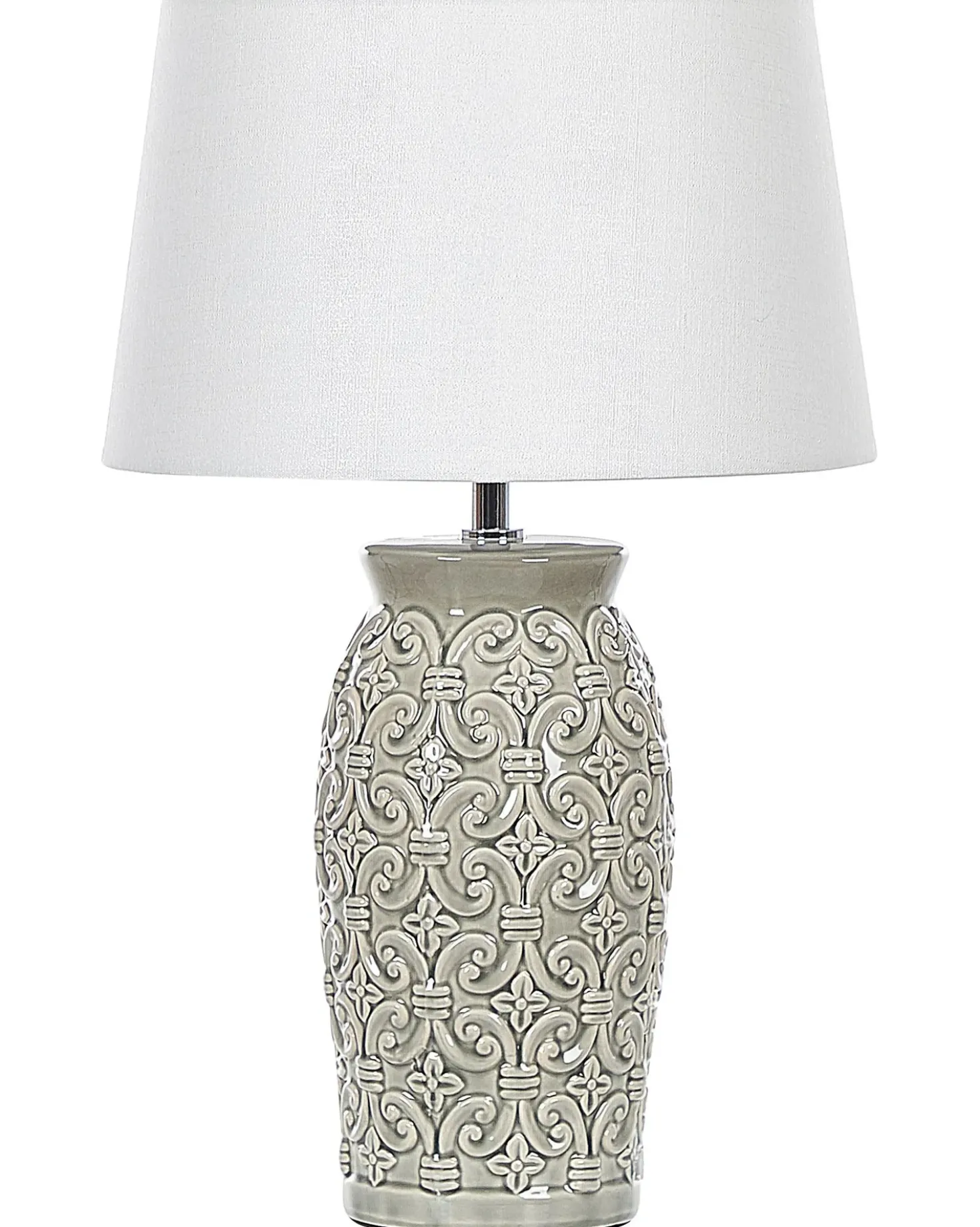 Lampada da tavolo KHOPER Ceramica Grigio