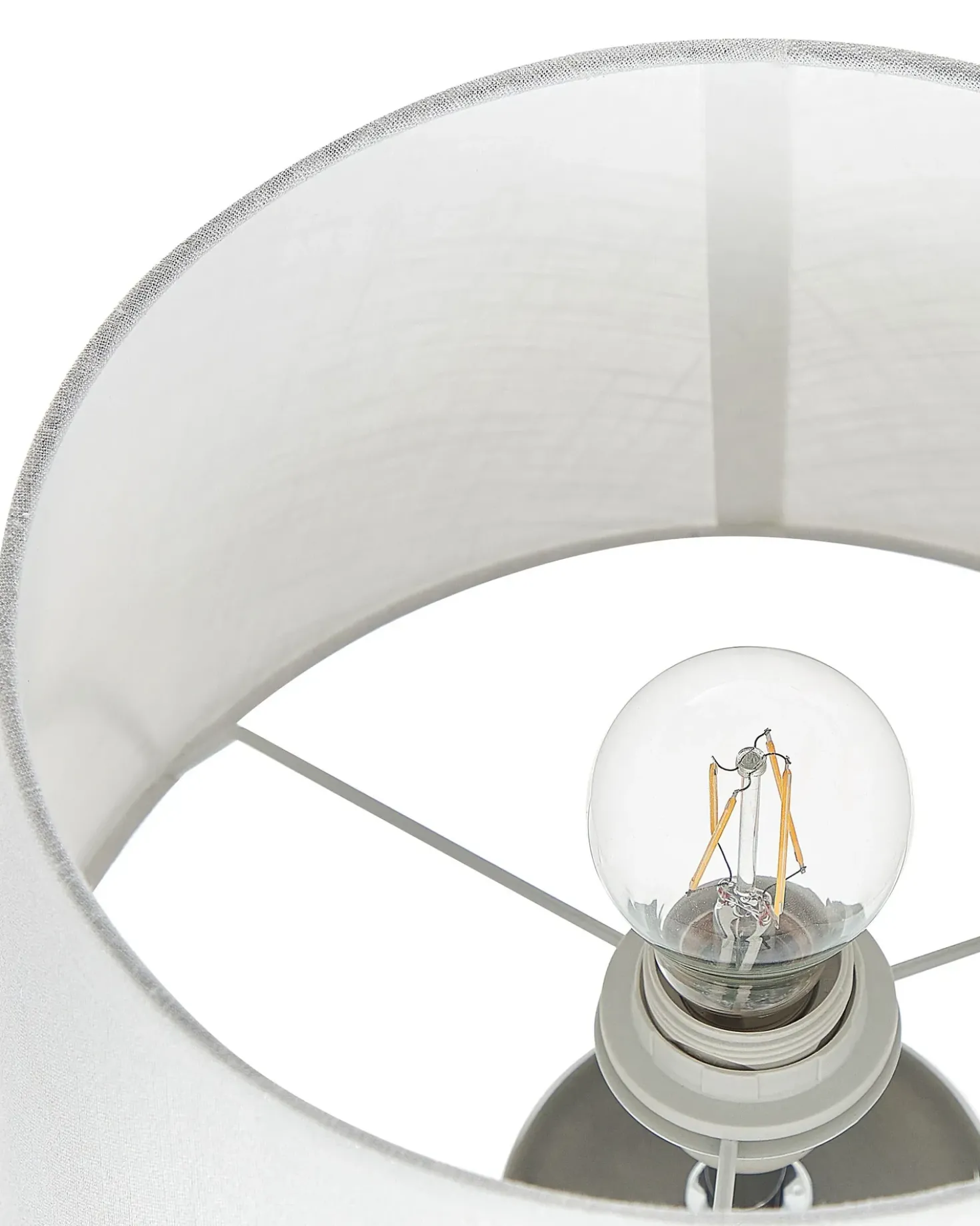 Lampada da tavolo KHOPER Ceramica Grigio