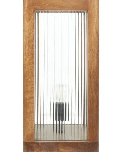 Lampada da tavolo KOLIDAM Legno di mango Marrone