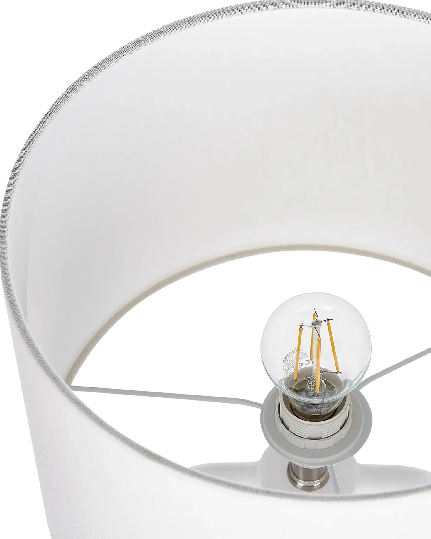 Lampada da tavolo LABRADA Ceramica Bianco