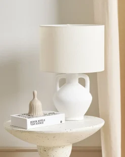 Lampada da tavolo LABRADA Ceramica Bianco