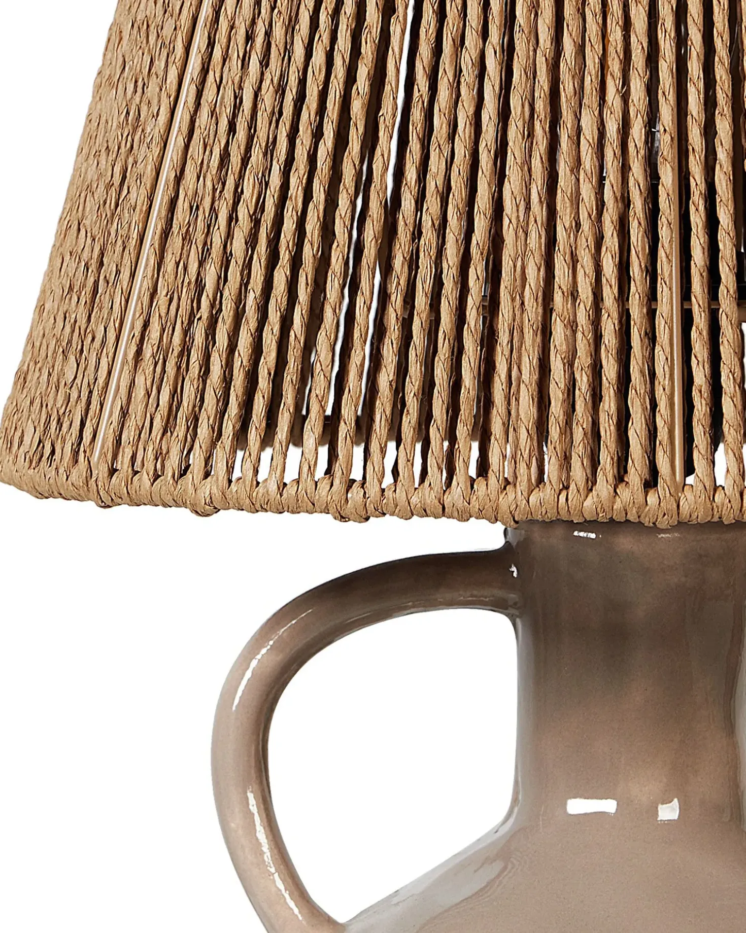 Lampada da tavolo LARISSOS Ceramica Tortora