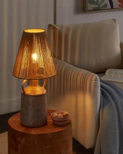 Lampada da tavolo LARISSOS Ceramica Tortora