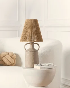Lampada da tavolo LARISSOS Ceramica Tortora