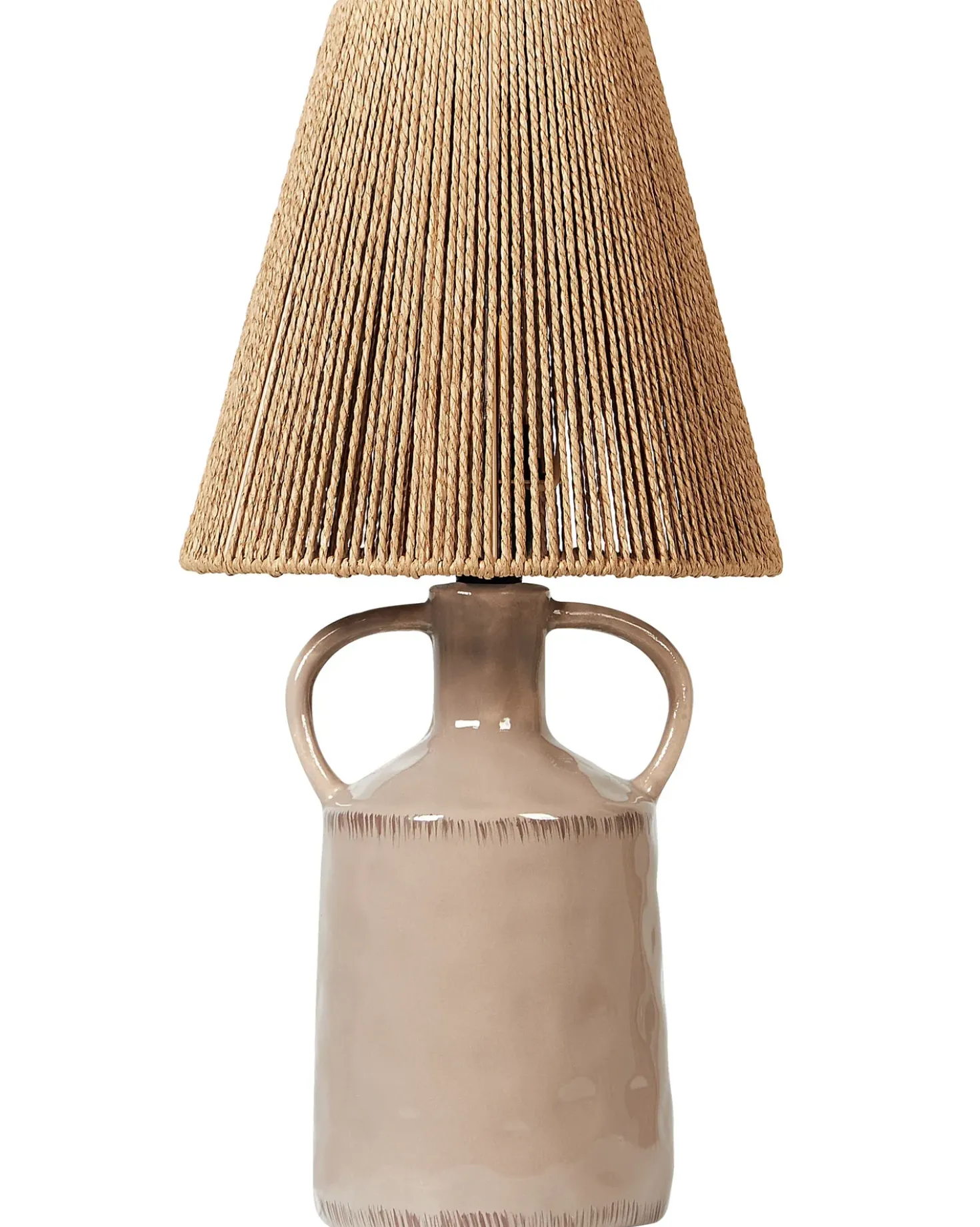 Lampada da tavolo LARISSOS Ceramica Tortora
