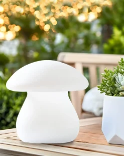 Lampada da tavolo LED per esterni TUIRA con telecomando Bianco