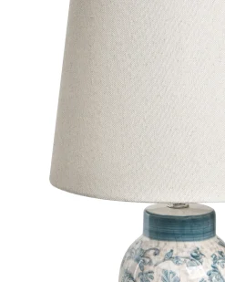 Lampada da tavolo LEMPA Ceramica Bianco/Blu