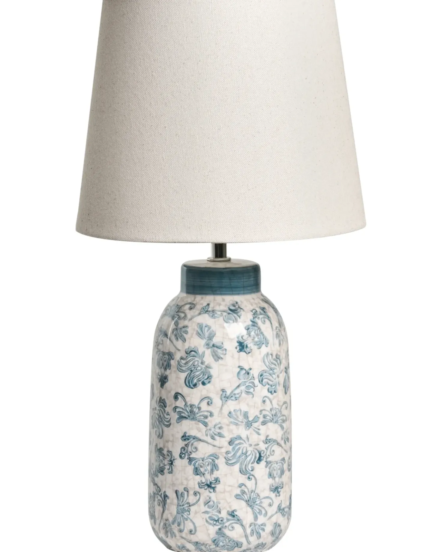 Lampada da tavolo LEMPA Ceramica Bianco/Blu