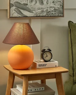 Lampada da tavolo LIMIA Ceramica Arancione