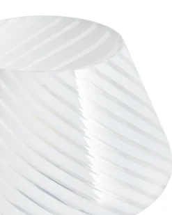 Lampada da tavolo LOBO Vetro Bianco