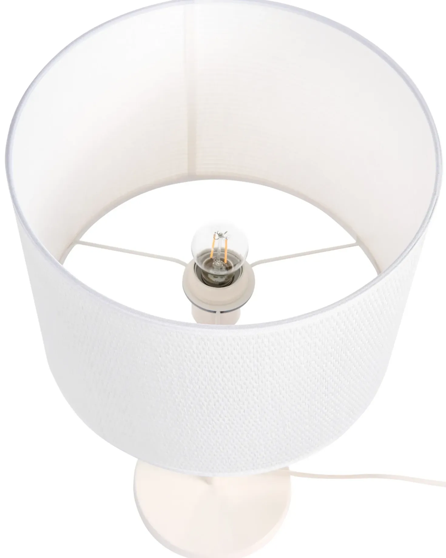 Lampada da tavolo LOKY Metallo Bianco