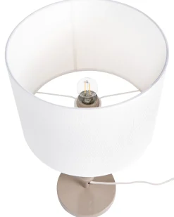 Lampada da tavolo LOKY Metallo Beige