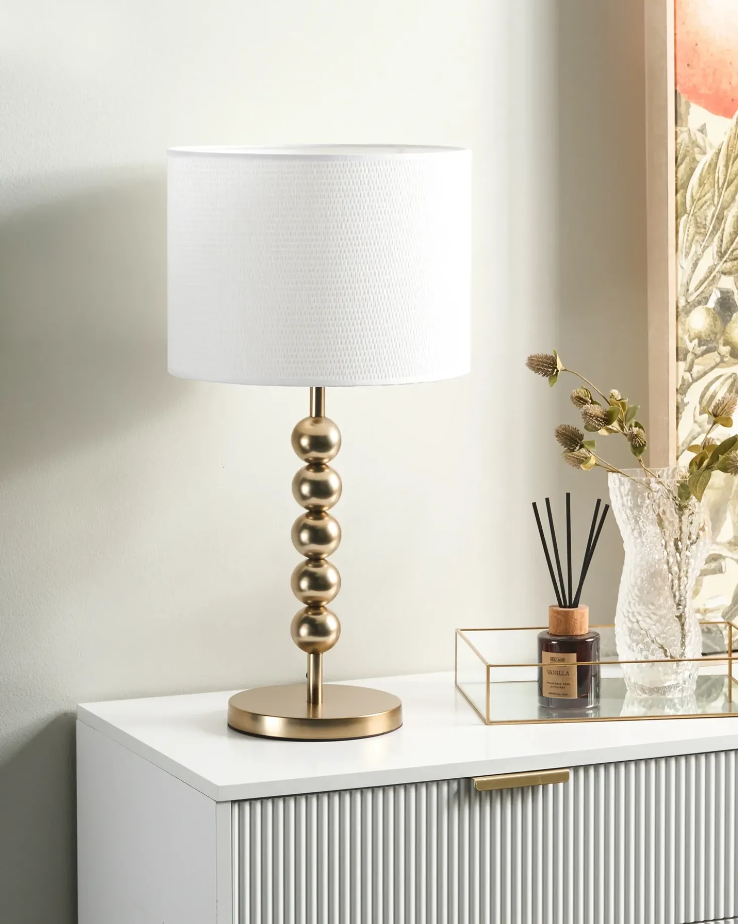 Lampada da tavolo LOKY Metallo Ottone