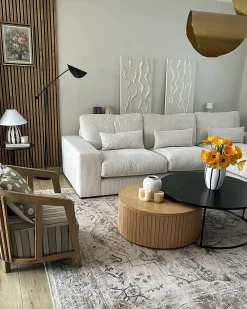 Lampada da tavolo LUCHETTI Ceramica Nero/Bianco