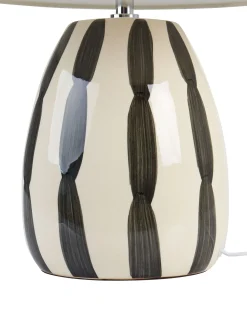 Lampada da tavolo LUCHETTI Ceramica Nero/Bianco