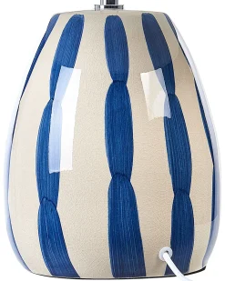 Lampada da tavolo LUCHETTI Ceramica Bianco/Blu