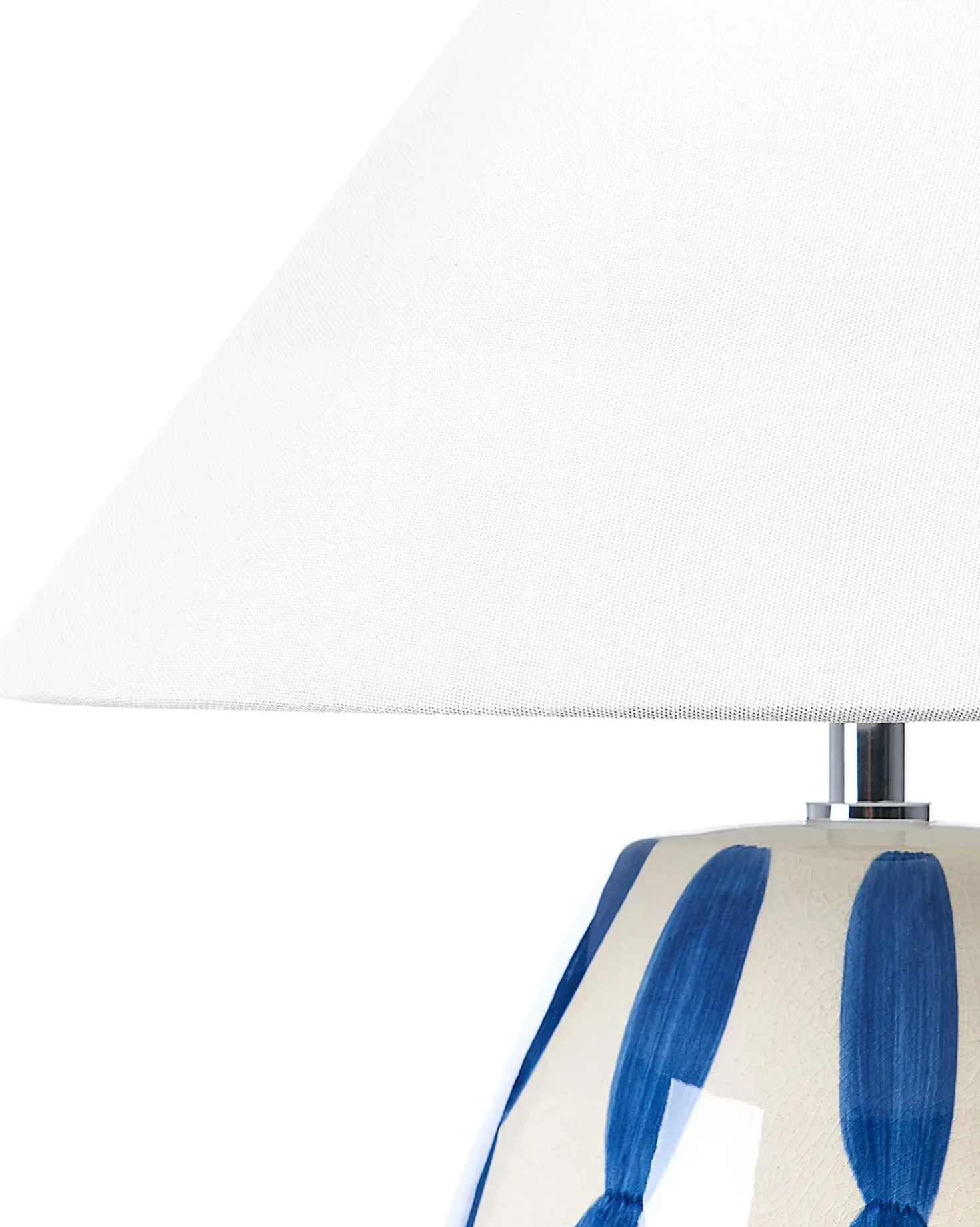 Lampada da tavolo LUCHETTI Ceramica Bianco/Blu