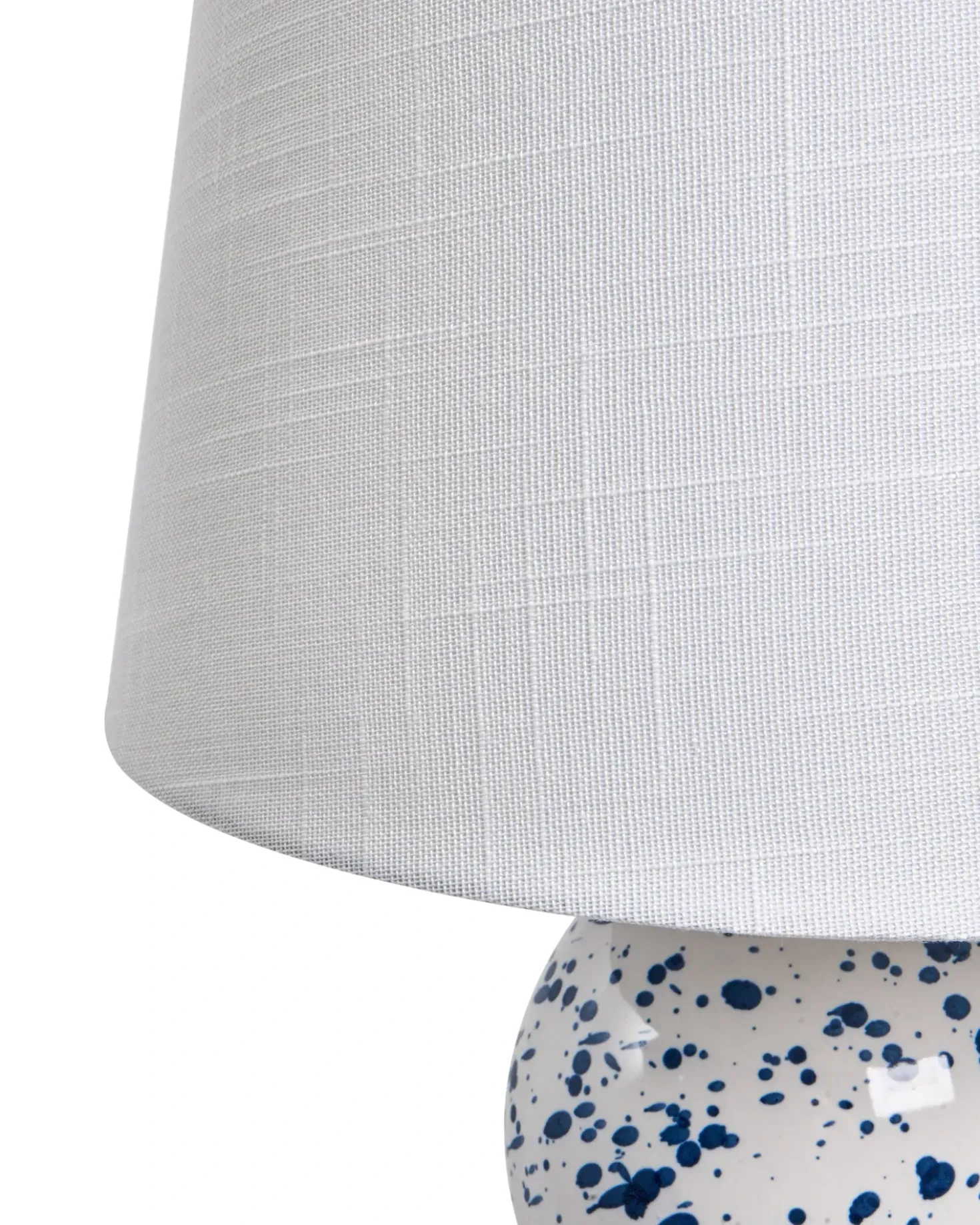 Lampada da tavolo MACAL Ceramica Bianco/Blu