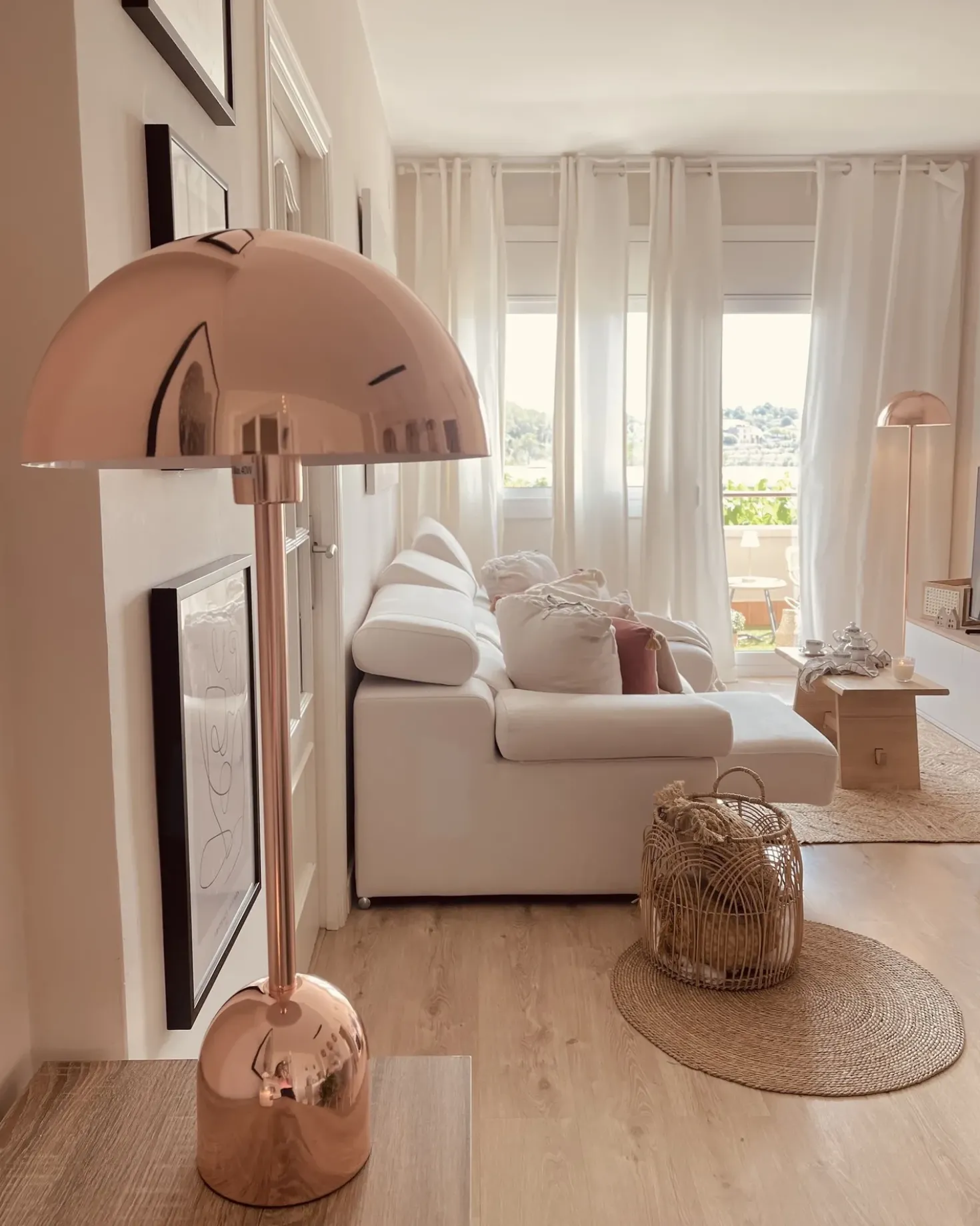 Lampada da tavolo MACASIA Metallo Rame