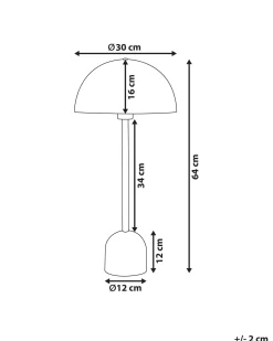 Lampada da tavolo MACASIA Metallo Rame