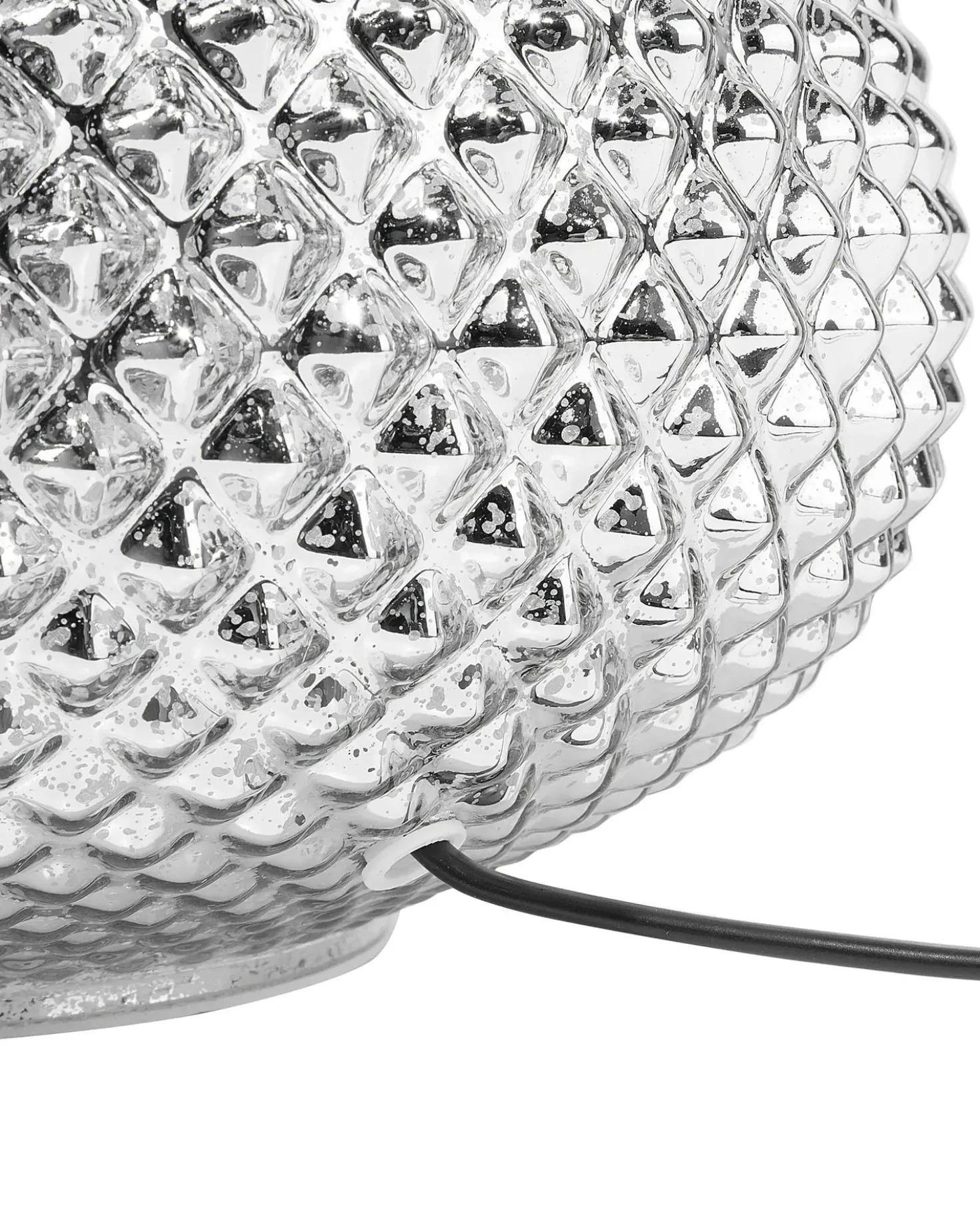 Lampada da tavolo MADON Vetro Argento