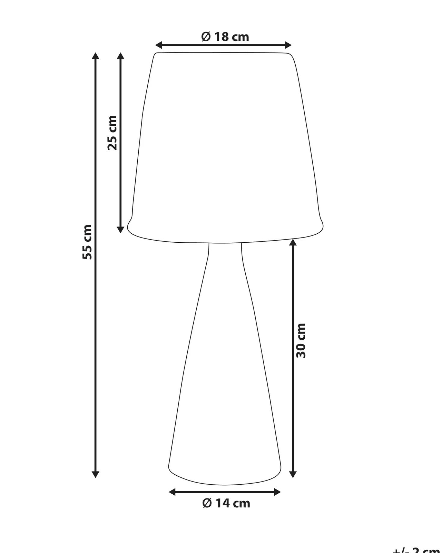 Lampada da tavolo MADURU Ceramica Bianco
