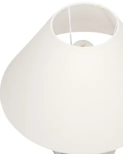 Lampada da tavolo MAGROS Porcellana Bianco/Blu