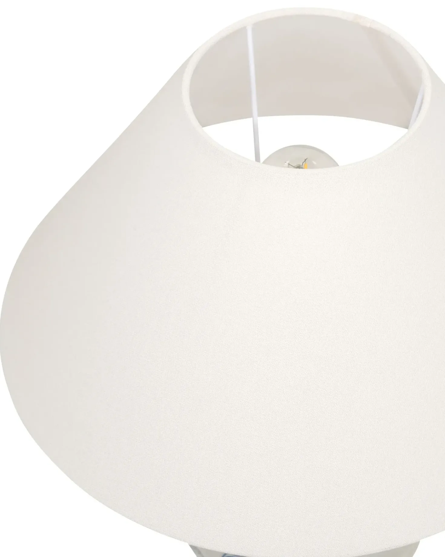 Lampada da tavolo MAGROS Porcellana Bianco/Blu
