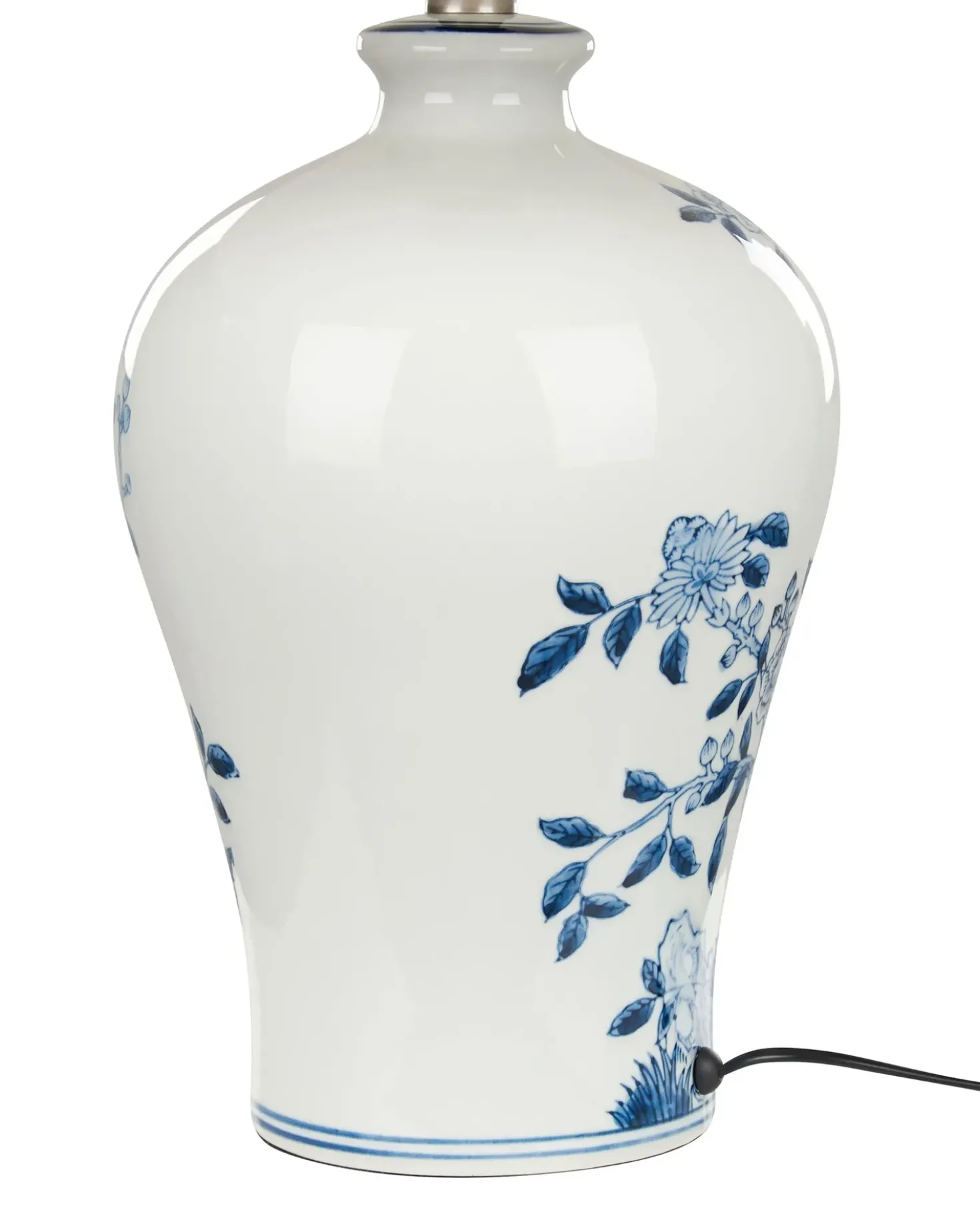 Lampada da tavolo MAGROS Porcellana Bianco/Blu