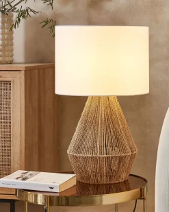 Lampada da tavolo MALEWA Corda di carta Naturale