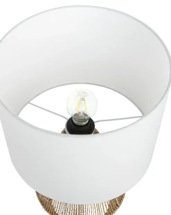 Lampada da tavolo MALEWA Corda di carta Naturale