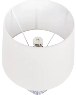 Lampada da tavolo MARCELIN Porcellana Bianco/Blu