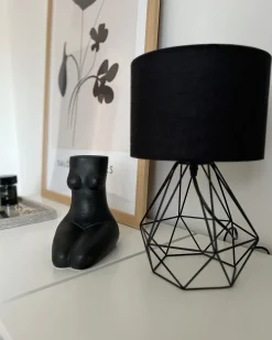 Lampada da tavolo MARONI Metallo Nero