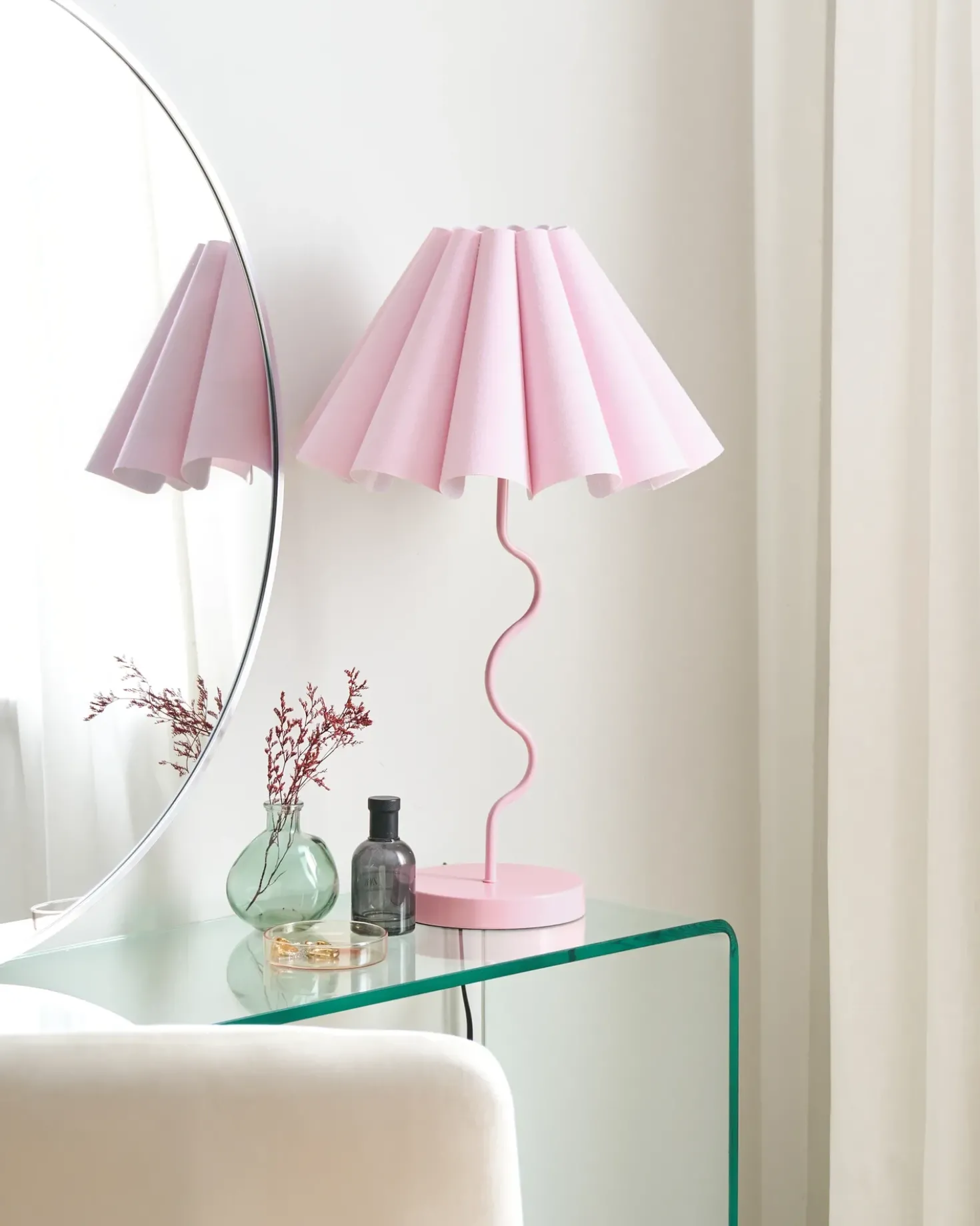 Lampada da tavolo MASUMU Rosa