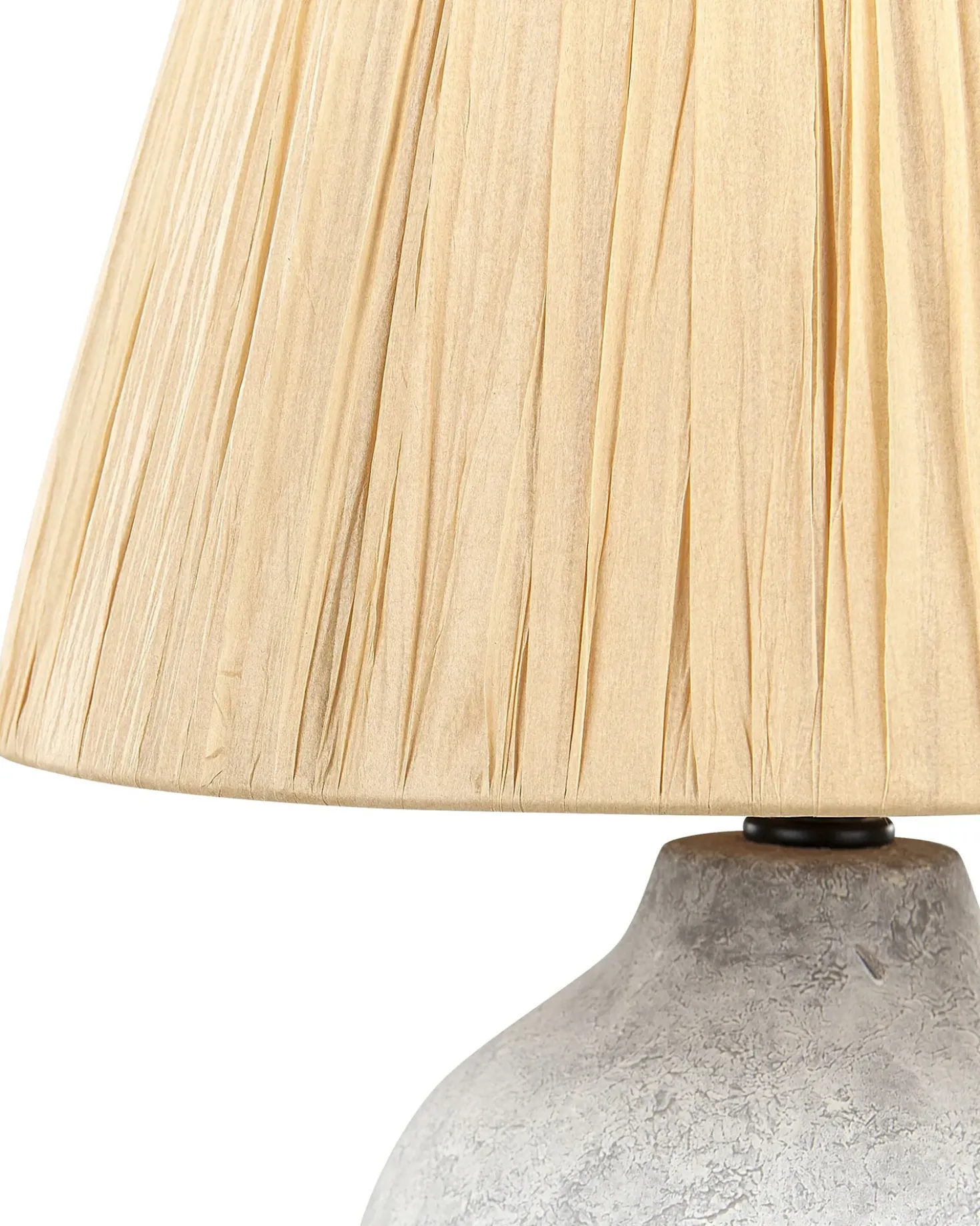 Lampada da tavolo MATILDE Ceramica Grigio