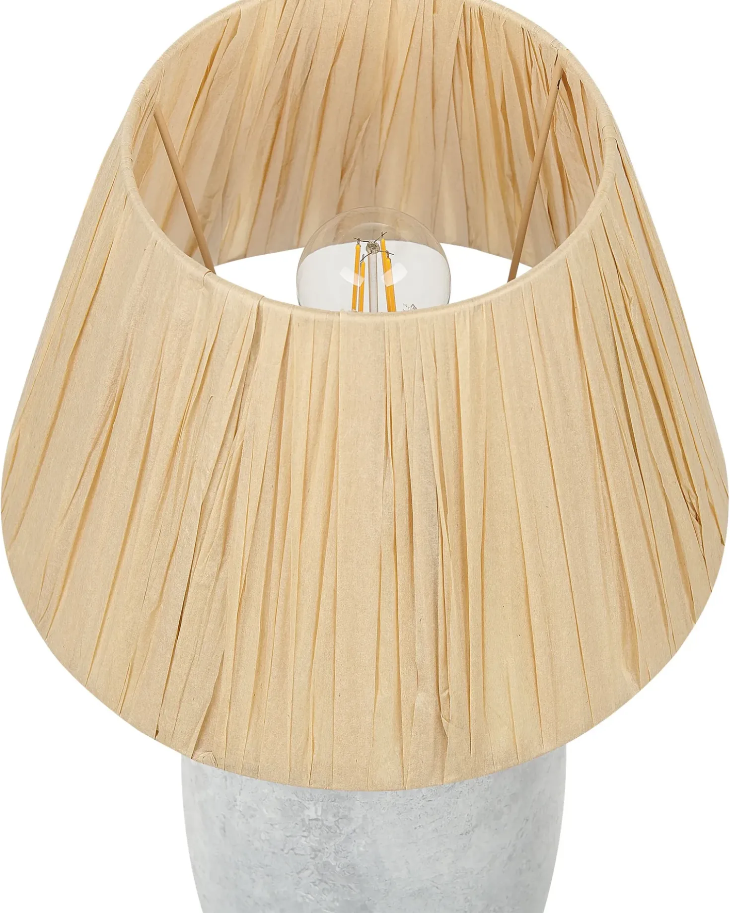 Lampada da tavolo MATILDE Ceramica Grigio