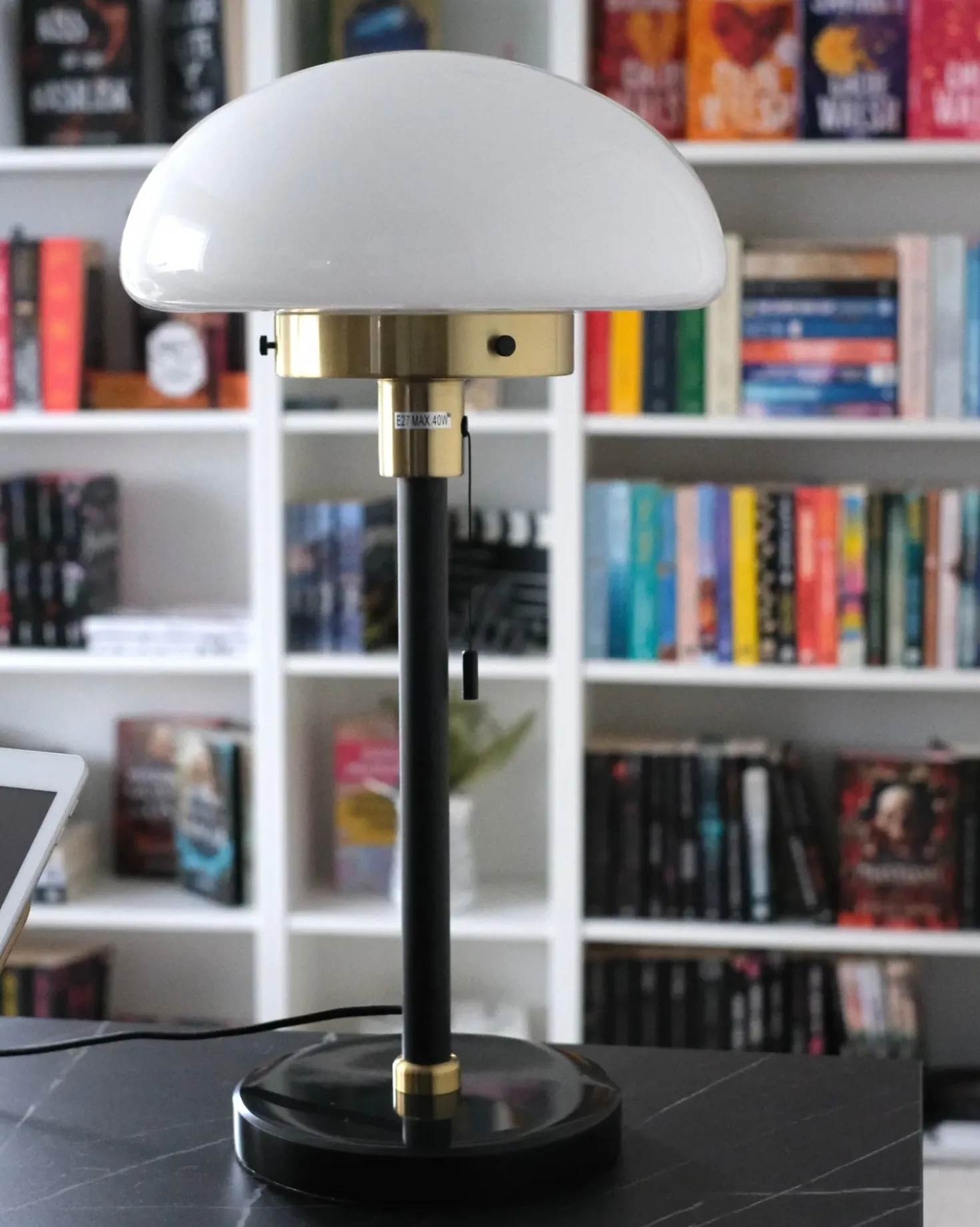 Lampada da tavolo MINIJA Metallo Nero