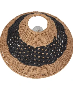 Lampada da tavolo MOMBA Corda di carta Nero
