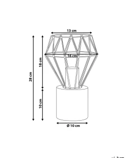 Lampada da tavolo MOONI Metallo Ottone