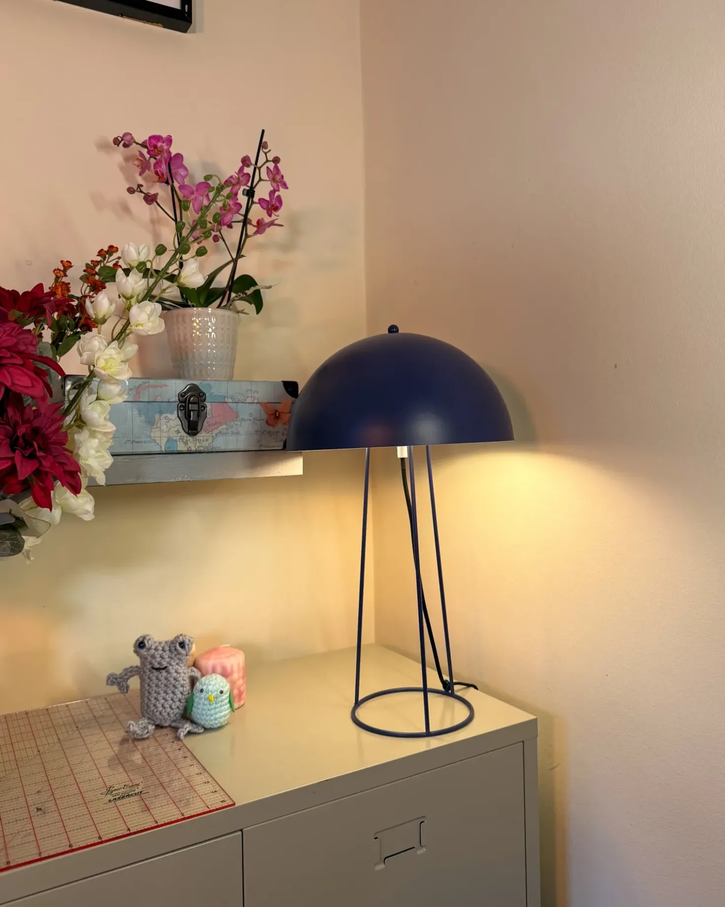 Lampada da tavolo MOPAN Metallo Blu
