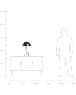 Lampada da tavolo MOPAN Metallo Nero